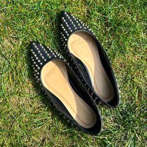 Studded Ballet Flats
